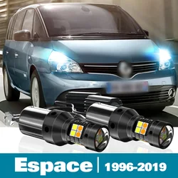 2pcs LED Dual Mode Turn Signal+Daytime Running Light DRL For Renault Espace 3 4 5 Accessories 1996-2019 2002 2014 2015 2016 2017
