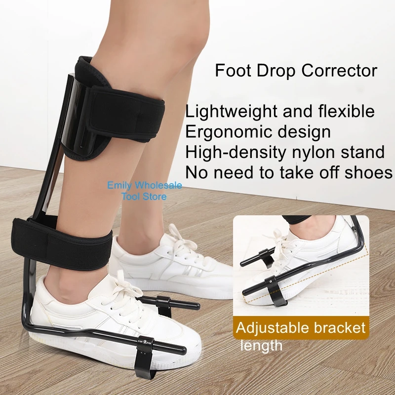 Stroke hemiplegia rehabilitation equipment foot and ankle support to correct inversion and outversion orthopedic shoes