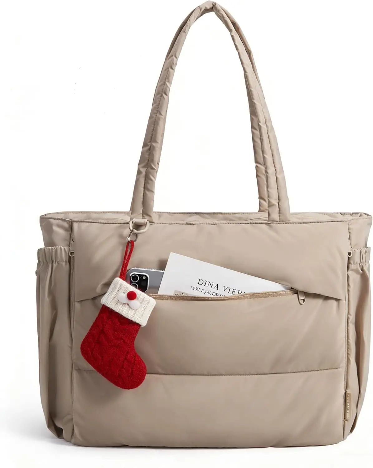 

Women's 22L Puffer Tote Bag for Gym, Travel, Yoga & College - Fits 40oz Tumbler