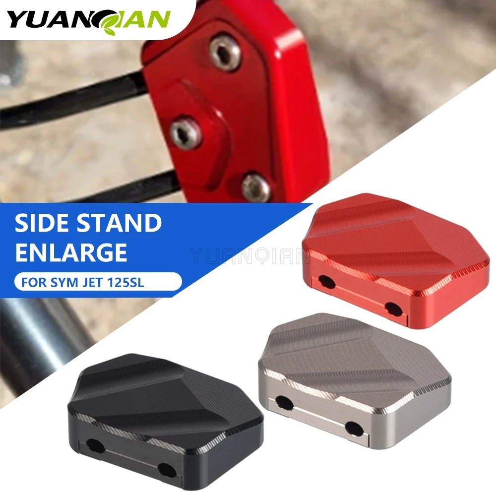 Stand Extension Enlarger Pad Auxiliary Bracket FOR SYM JET 125SL JOYRIDE200i 150 JOYMAX F300 Aluminium Motorcycle Accessories