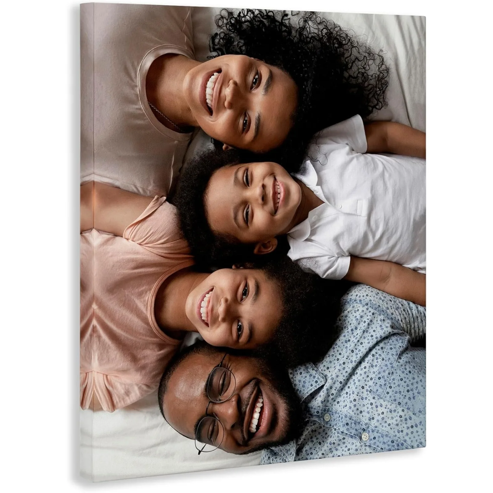 Transforme Sua Foto em Arte de Parede Personalizada em Tela - Lembrança Familiar Personalizada