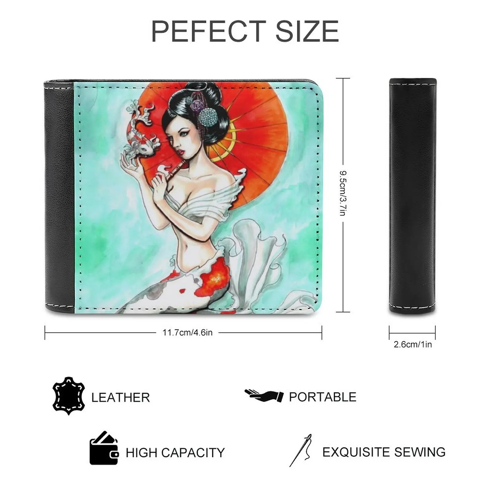 レトロ 3d ロボットシネマソフト男性財布新しい財布クレジットカードホルダー男性財布男性財布シネマ 3d アナグリフレッドシアン