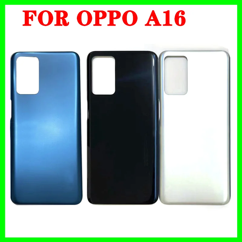 Full Set Back Housing For OPPO A16 CPH2269 Back Battery Glass Cover With LCD Front Middle Battery Cover Glass Housing Rear Door