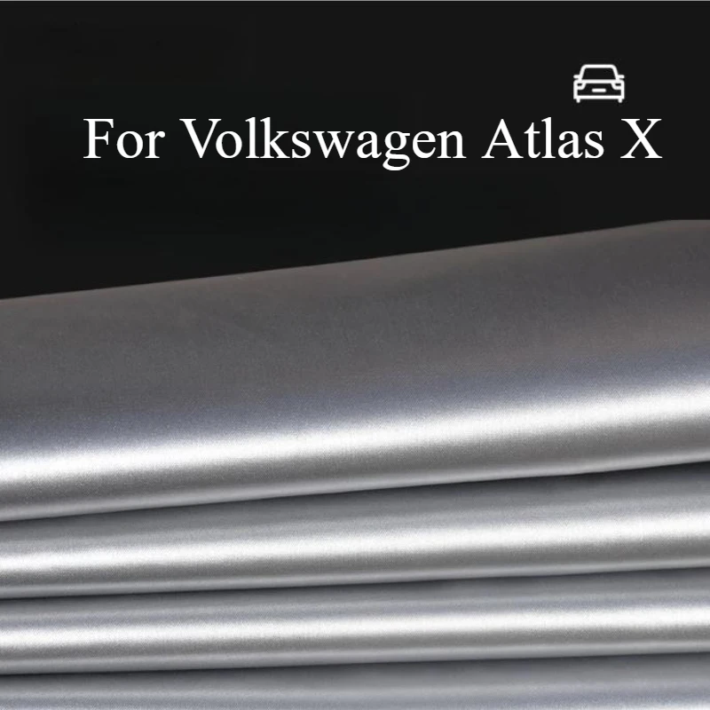 7-Seater Heavy Duty For Volkswagen Atlas X SUV Car Cover For Sun Flame Retardant Sunshade Dust Proof Anti Freeze Accessories