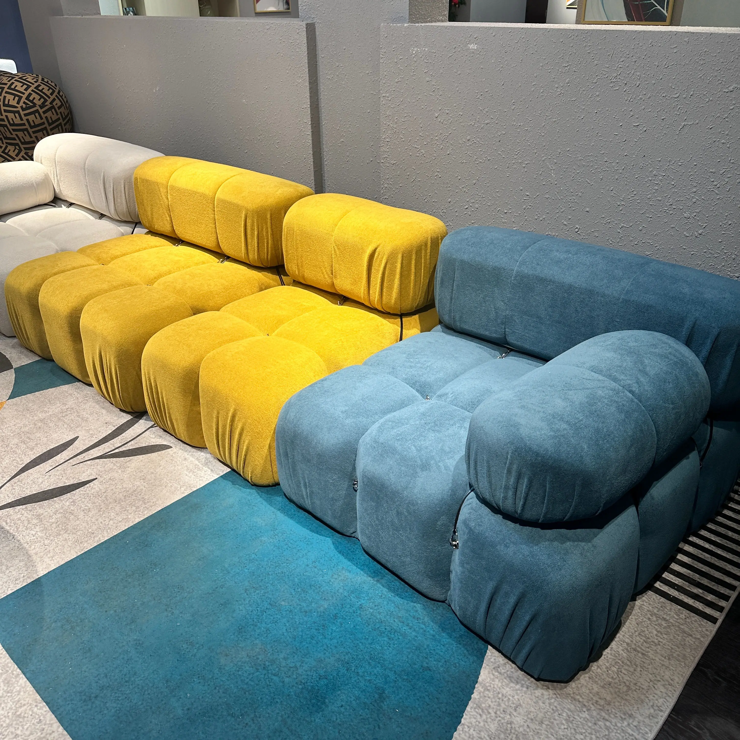 Modern Living Room Sofa Set Furniture Modular Compressed Lounge Sofa Living Room Minimalist Sofa