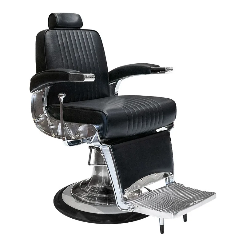 

Foldable and adjustable hair cutting chair, hair specific hair cutting chair, retro men's chair