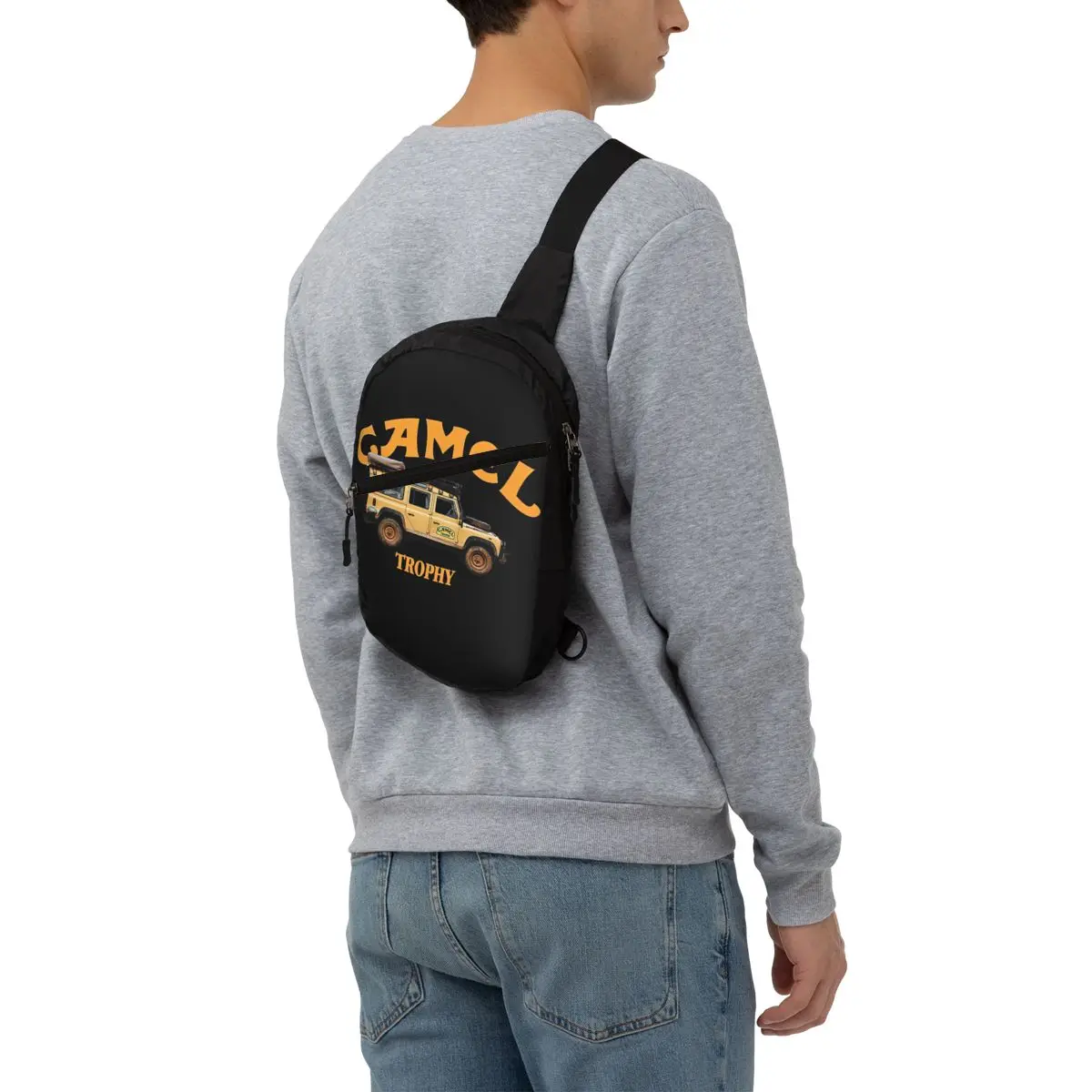 Camel Trophy Defender-bandolera informal para ciclismo y acampada, bolso de hombro para el pecho, mochila de día para hombre, 110