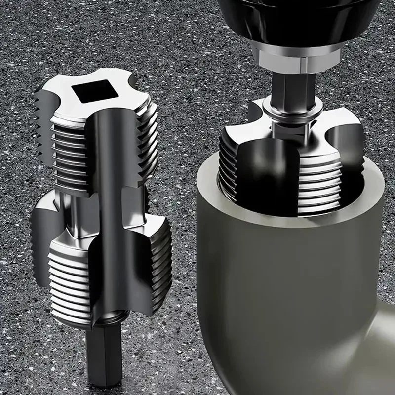 PPR PVC Pipe Thread Processing Kit, Pipe Thread Processor, 1/2 And 3/4 Inch PP-R Water Pipe Internal Thread Hole Opener