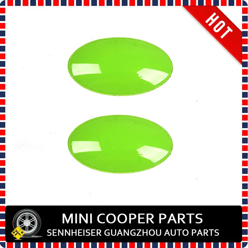 Brand New ABS Material UV Protected Green Color Mini Ray Style Shift Knob Cover For mini cooper F56 AT Option (2 Pcs/Set)