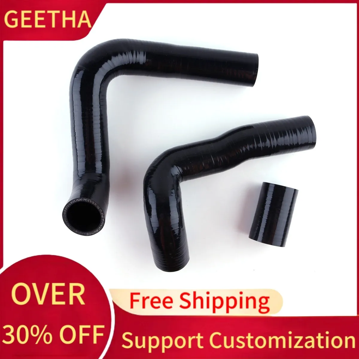 4-Ply For Mitsubishi Pajero 2 MK2 W20 V26 4M40 2.8 TD Shogun LWB Intercooler Hoses Silicone Tubes