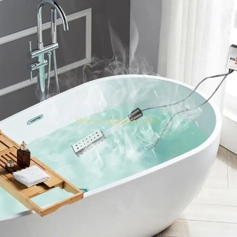 D0ab immersioni scaldacqua da 2500 w Timer regolabile in acciaio inossidabile arresto automatico perfetto per pulizia dei