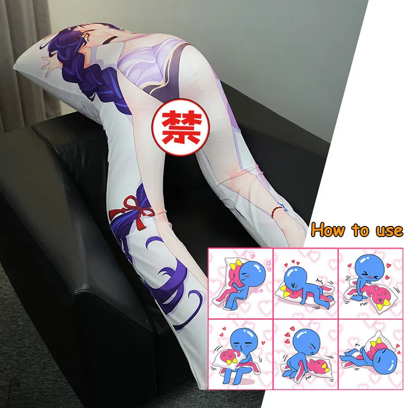 Custom 2way Dakimakura Inflatable Anime Body Pillow Cover Core DIY Tricot Waifu Dakimakura Otaku Male Dakmakura Genshin