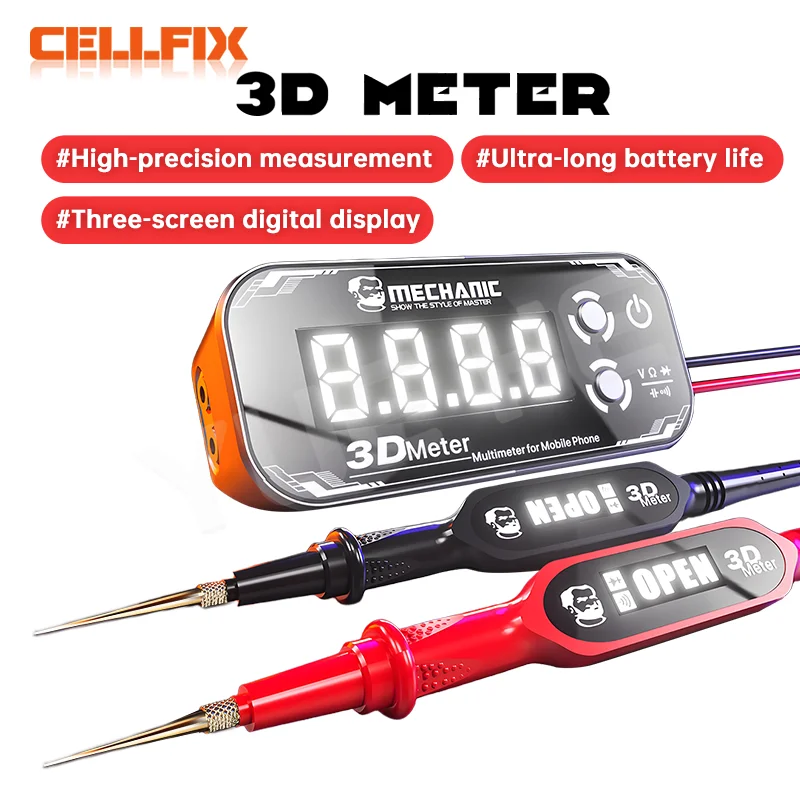 

MECHANIC 3D Meter V3.0 Voltage Internal Resistance Strap HD Display Accurately Detect Motherboard Voltage Data To Determine Tool