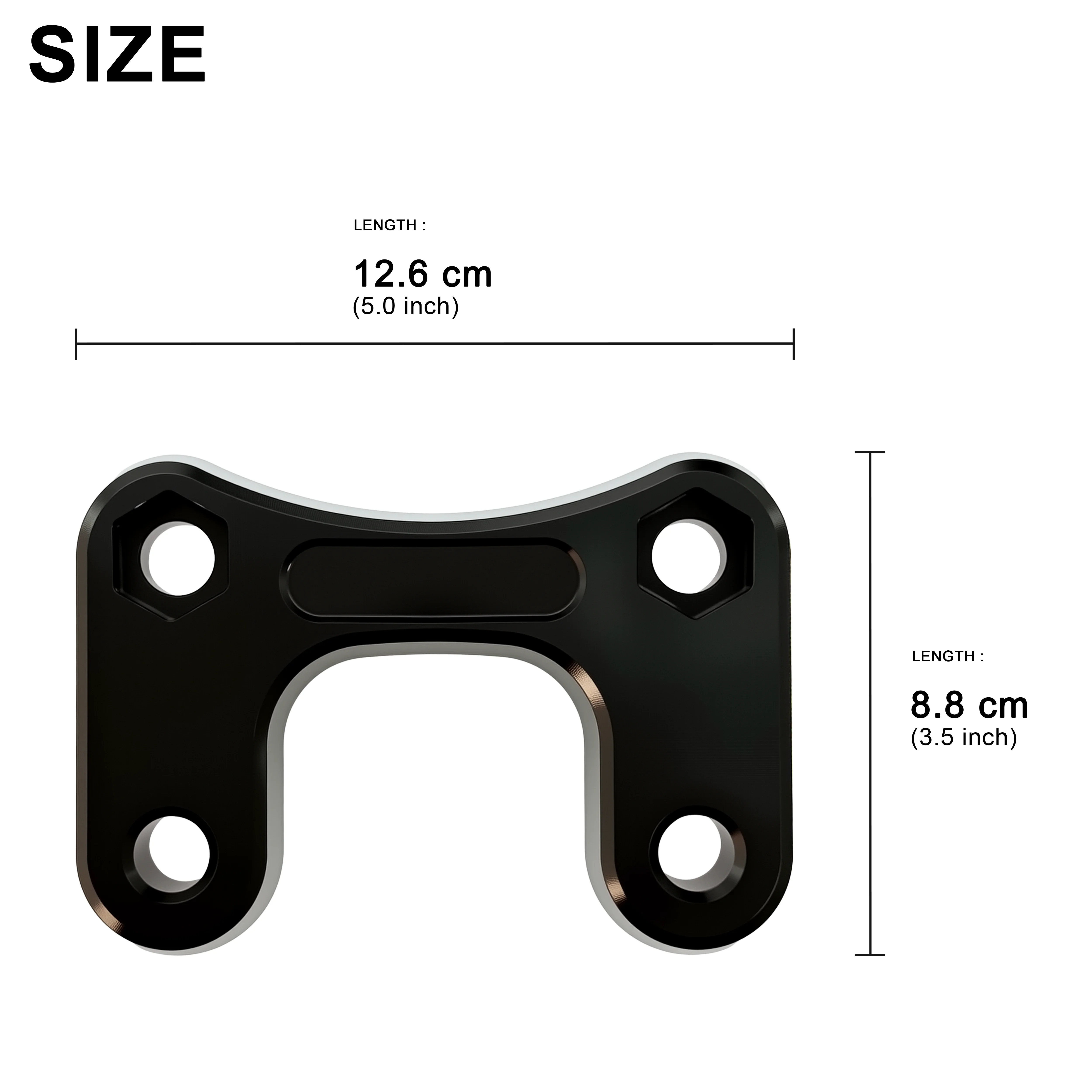 2 Inch Pull Back Bracket Plate For Harley Touring Road Glide Road King 2000 Later/Not Fit For 2021-up CVO Models