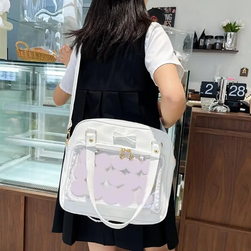 2023 حقيبة كروسبودي للفتيات في سن المراهقة سعة كبيرة حمل حقيبة JK موحدة حقيبة يد حقيبة مدرسية تنوعا حقيبة ساعي حقائب الكتب 20CA