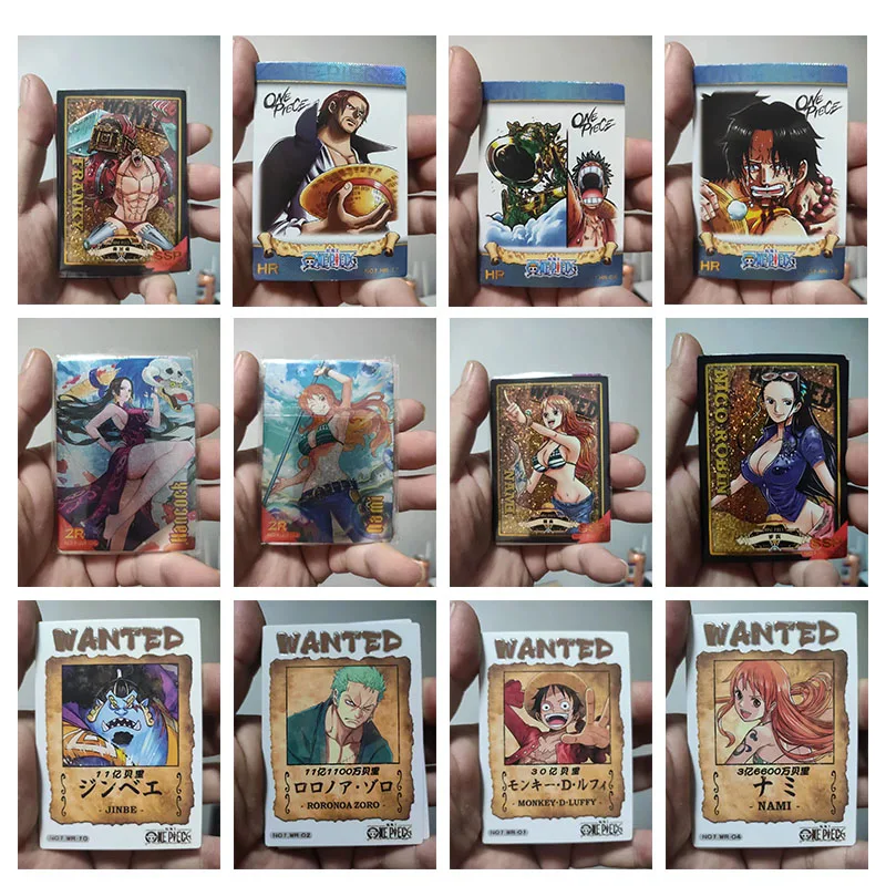 ONE PIECE HR ZR JR card Monkey D. Luffy Nami Tony Tony Chopper Roronoa Zoro Jinbe boy Toy collection Birthday Christmas gift