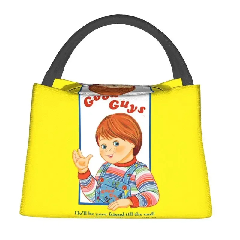 Child's Play Good Guys Chucky Insulated Lunch Bag for School Office Resuable Cooler Thermal Bento Box Women Thermal Bags