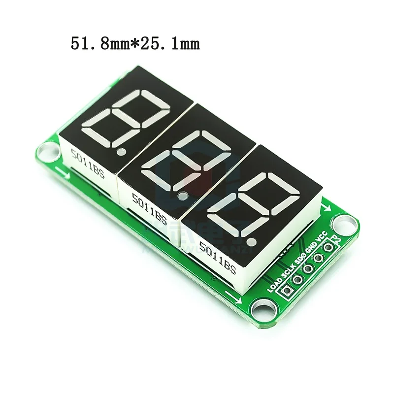 74HC595 Static Drive Nixie Tube Display Module Can Be Seamlessly Connected In Series With 0.5 Inch 2/3/4 Bit High Bright Red