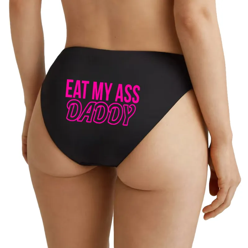 EAT MY ASS DADDY Women Sexy Panties Comfortable Female Underwear Seamless Panties Hot Underpants Lingerie Ladies Briefs - view 3