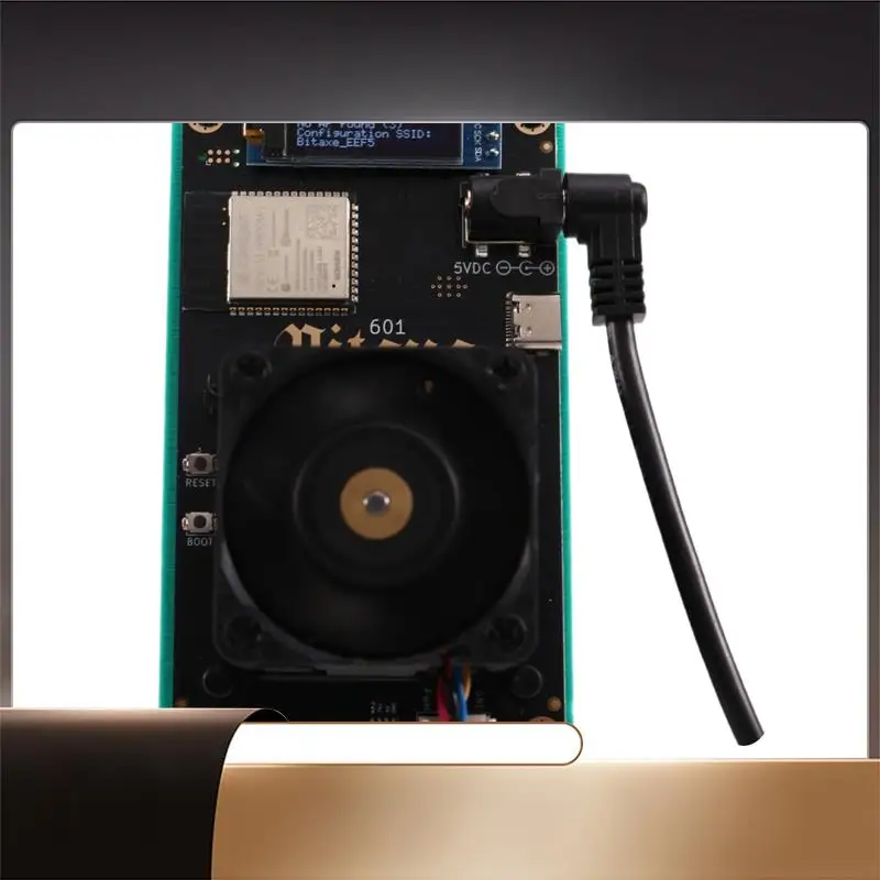 

X64A-Bitaxe Gamma 601 Solo Miner 1.2TH/S 1200GH/S 18W Asic Chip From Antminer S21 Pro Bitcoin BTC Miner With Stand