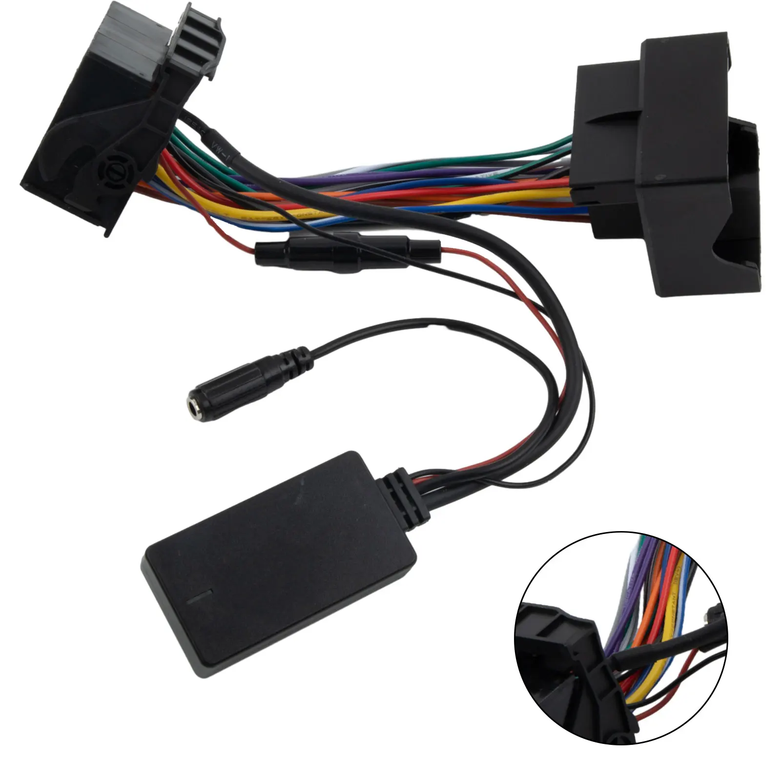 External AUX Adapter with MIC Compatible with For Opel CD30 CDC40 CD70 DVD90 Radios Supporting AUX Mode and 5.0 Audio