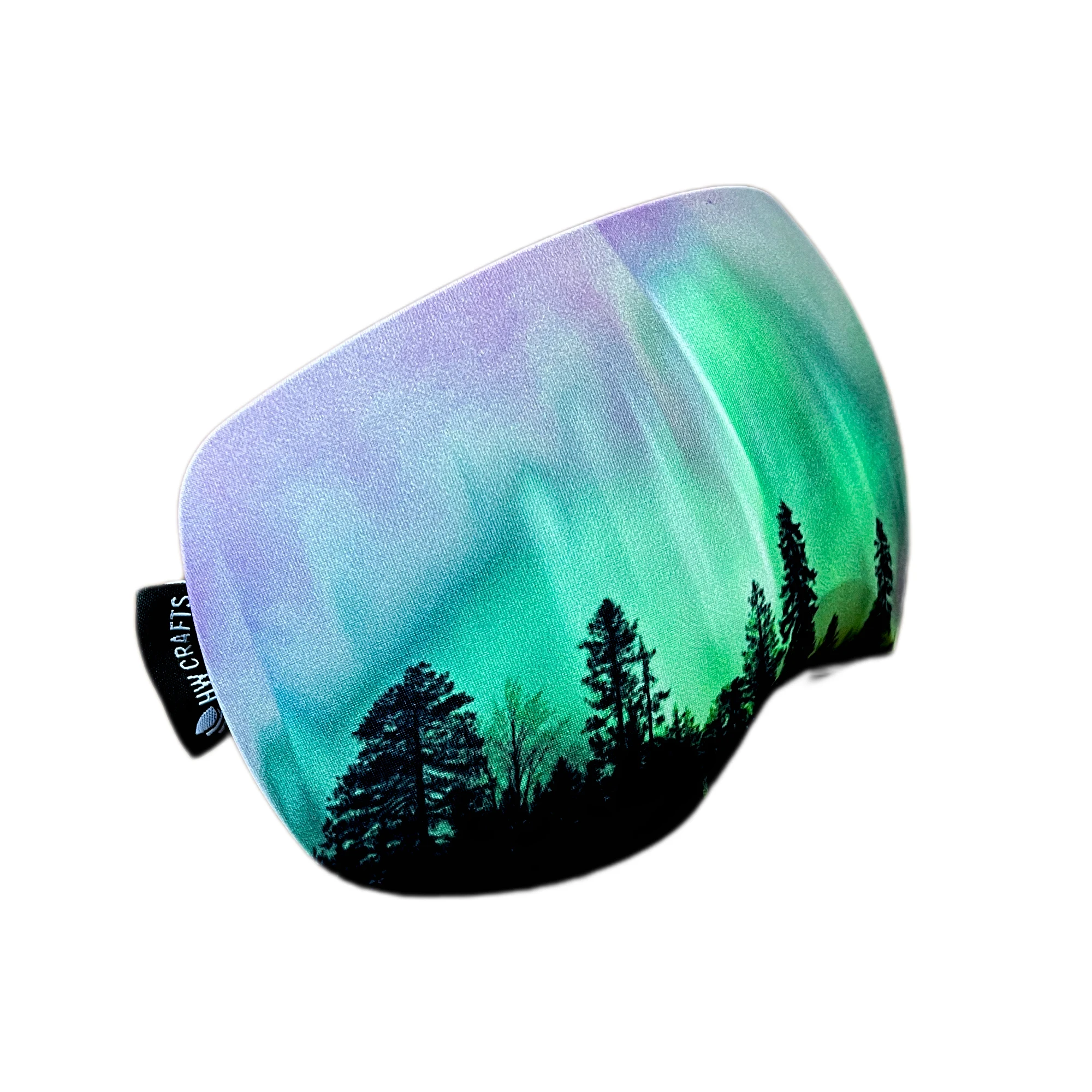 Sublimation Stretchy Skiing Goggles Protective Cover Customer Pattern Microfiber Snow Goggle Cover