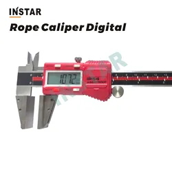 INSTAR Steel Rope Digital Caliper Stainless Steel 0-150mm x 0.01mm 200mm 300mm Wide Measuring Face Caliper Industrial Quality