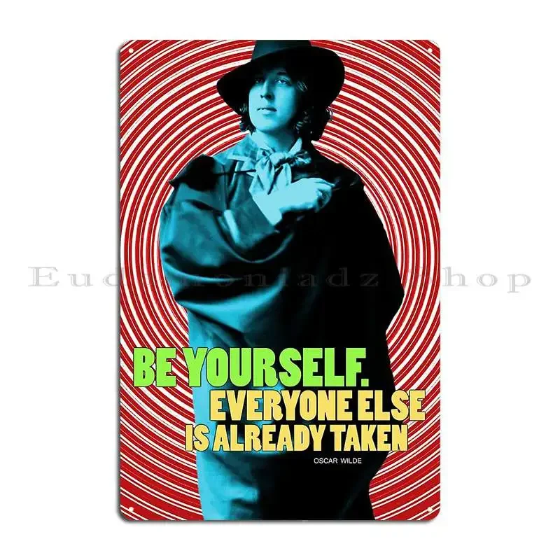 Oscar Wilde Quote 2 Metal Plaque Poster Wall Pub Custom Bar Party Cinema Tin Sign Poster