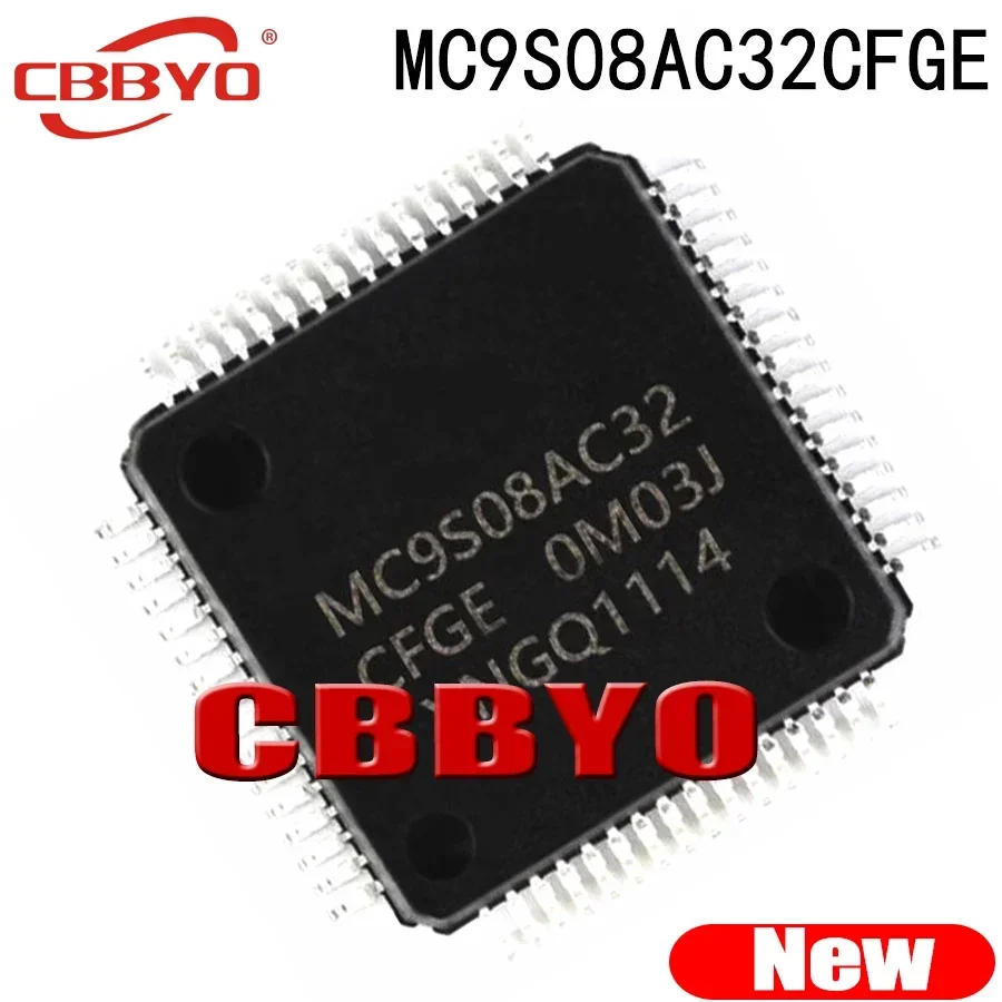 (1piece)100% New MC9S08AC32CFGE MC9S08AC32 QFP-44