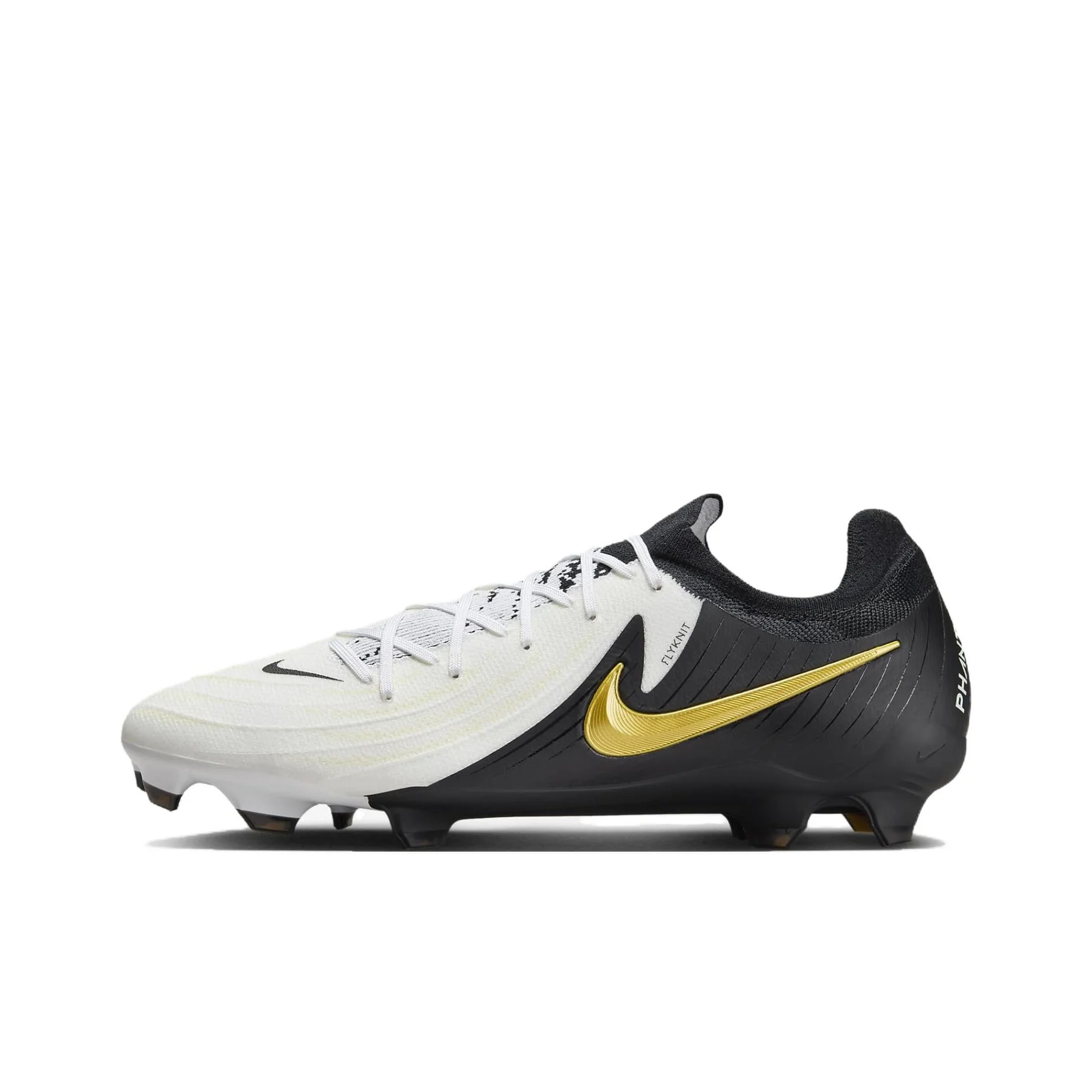 

Nike Phantom Gx 2 Pro Fg «Белый Золотой Черный» FJ2563-100