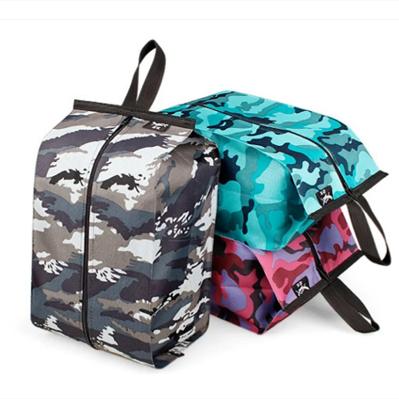 

Lady And Men Traveling Sport Shoes Cases Foot Wear Contain With Zip Potable Nylon Waterproof Bags Washable & Reureable Pouch 2ps