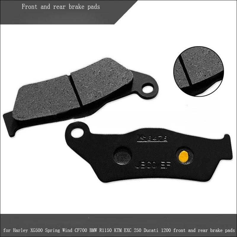 

Suitable for Harley XG500 Spring Breeze CF700 BMW R1150 KTM 250 Ducati 1200 Front and rear brake pads