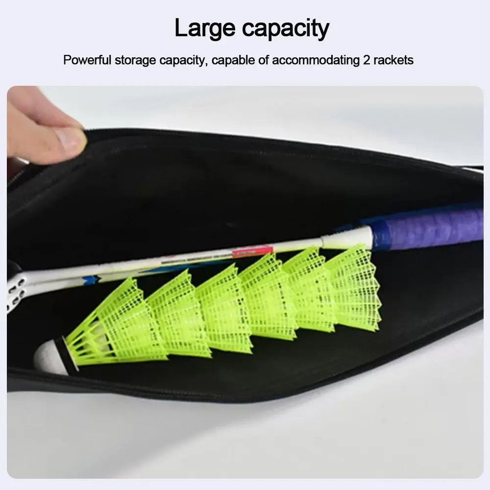 Oxford Badminton Racket Bag Protective Pouch Portable Thick Racket Bags Tennis Storage Badminton Racket