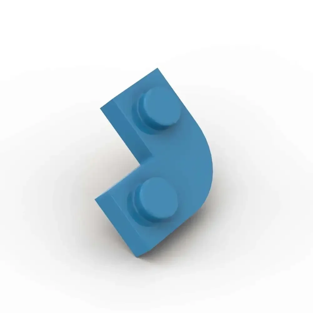 

Набор строительных блоков MOC, 10 шт., детали 79491, кирпичи 2x2 с закругленными углами, с вырезом 1x1, игрушка-конструктор DIY, подарки на день рождения для детей