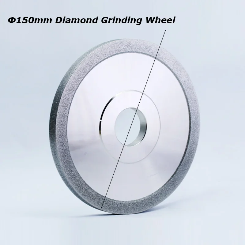 Φ150mm Diamond Grinding Flap Wheel Grinder Circle Sharpener Disc Ceramic Tungsten Steel CBN Milling Cutter Carving Grit80~1000