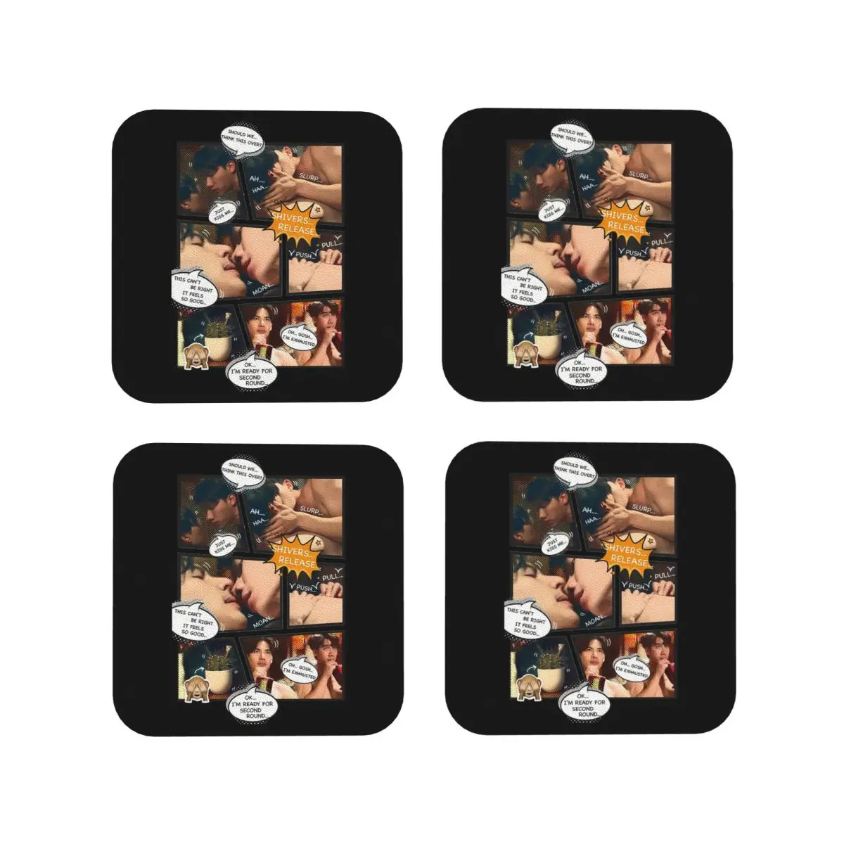 

Maxtul Manner Of Death Episode 7, Comic Sofa Scene. Подставки Кухонные салфетки Изоляционные чашки Кофейные коврики Подушечки для посуды