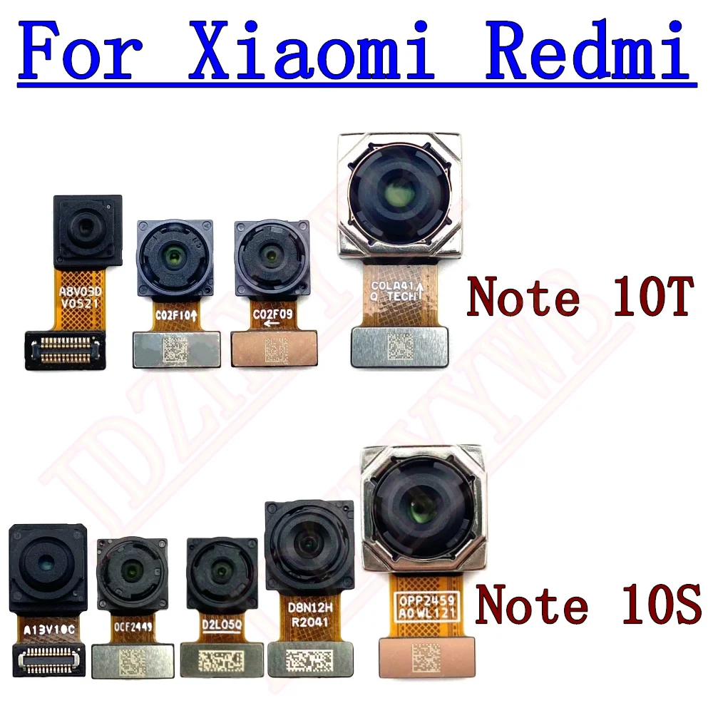

Фронтальная и задняя камеры для Xiaomi Redmi Note 10s/10T: модуль основной камеры, широкоугольная камера для селфи, задняя камера, гибкий кабель, запчасти