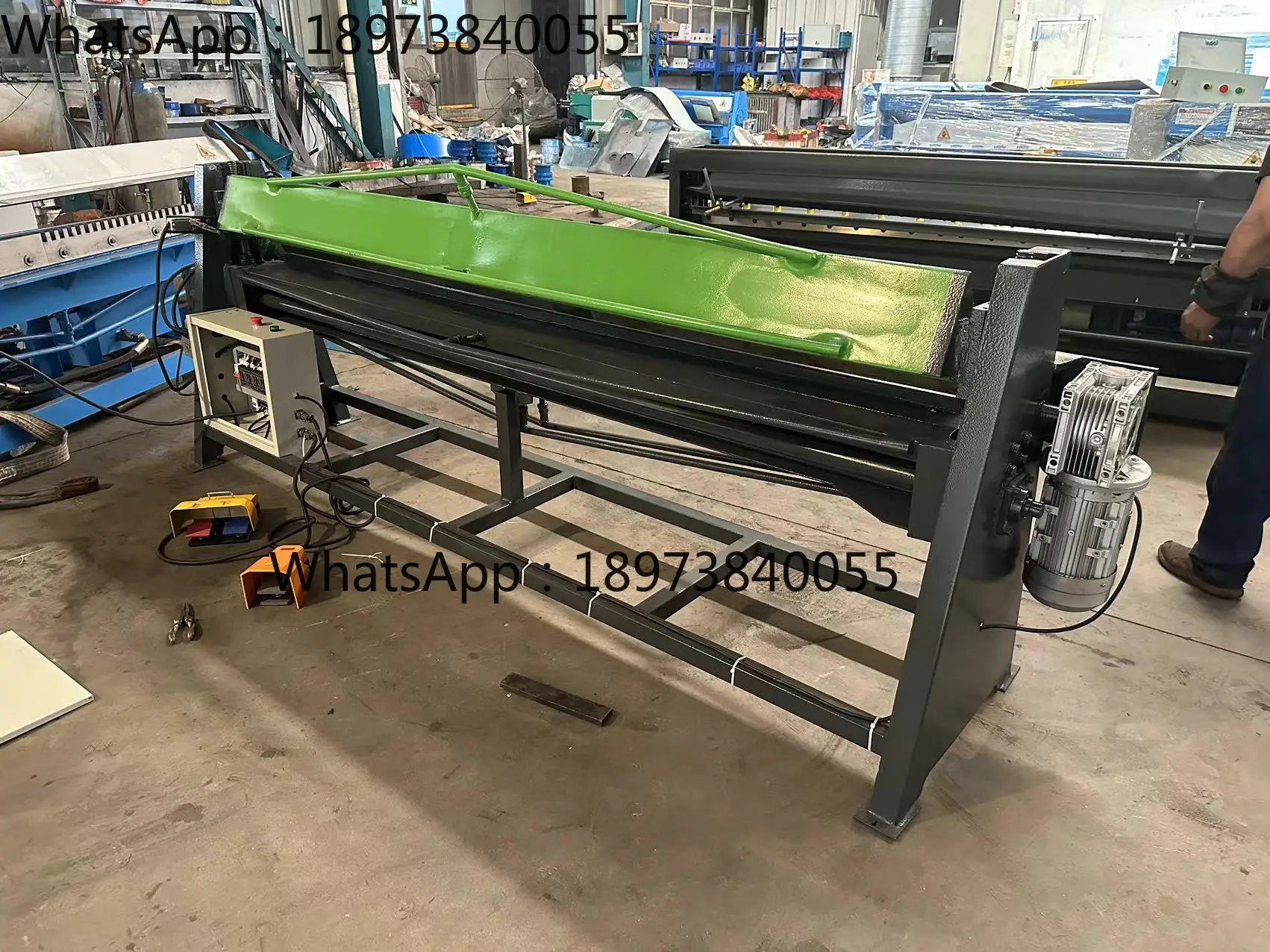 Professional Electric Sheet Metal Brake Folding Machine 90 Degree Bending for Aluminum Plastic Materials Sheet Segment Folder