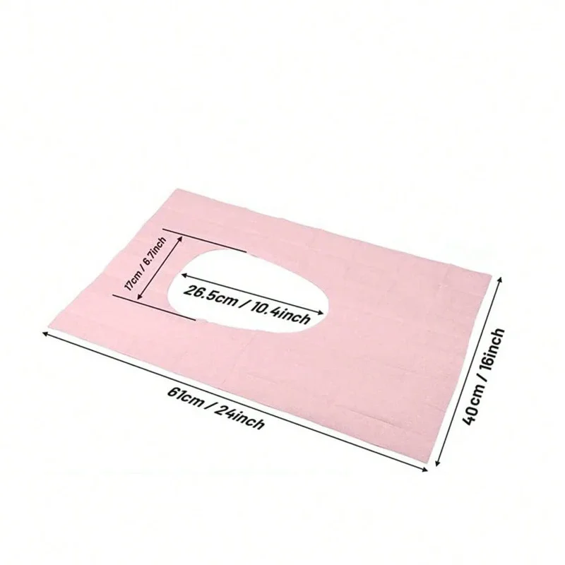 1pk/10pcs Disposable Toilet Seat Covers Waterproof & Portable Paper Toilet Mat For Hotel Travel Home Use Bathroom Decor Summer