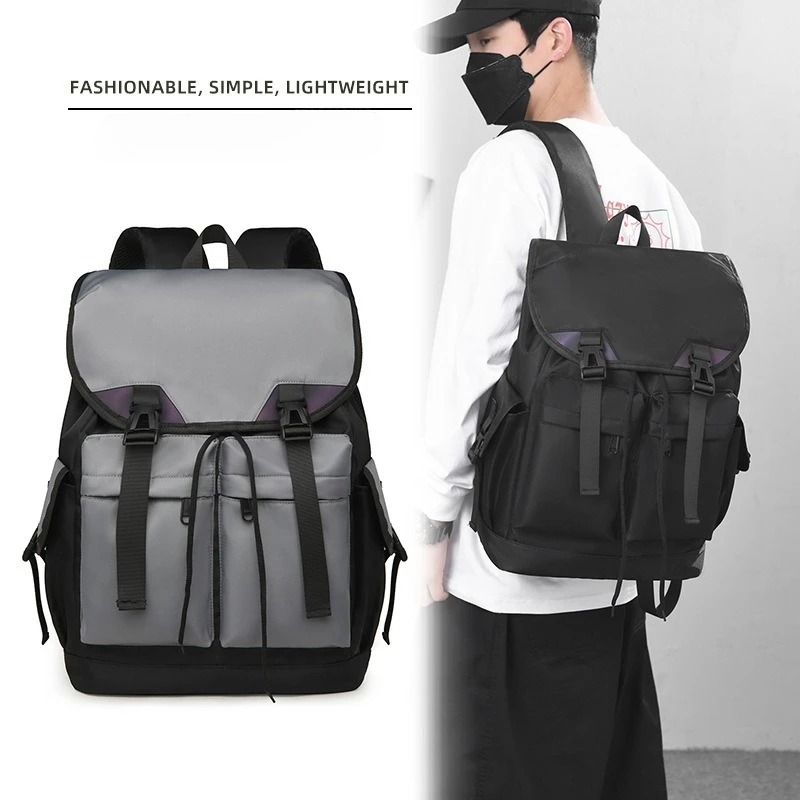 Europe and the United States new cool flip large capacity travel backpack outdoor leisure fashion computer backpack.