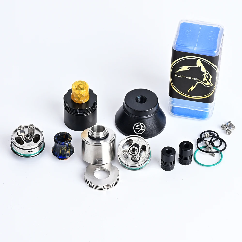 Wolfcoolvape Four One Five 415 RDA Kaze RDL / MTL RDA BF Pin 0.9 x 2 1.0 x 2 1.0 1.4 atomizer tank for coils & atomizers - gallery image 2