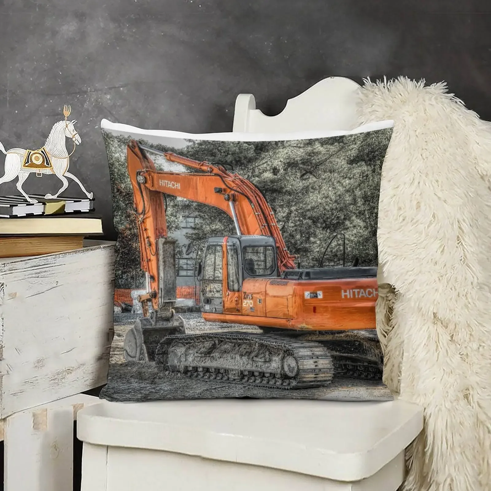 

Hitachi Zaxis 270 Throw Pillow Pillow Case Sofa Cushion Luxury Cushion Cover anime girl pillow