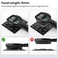 Microscope numérique LED loupe vidéo grossissement 100X écran IPS 2.8 ''avec caméra 2.0MP pour réparation électronique 4