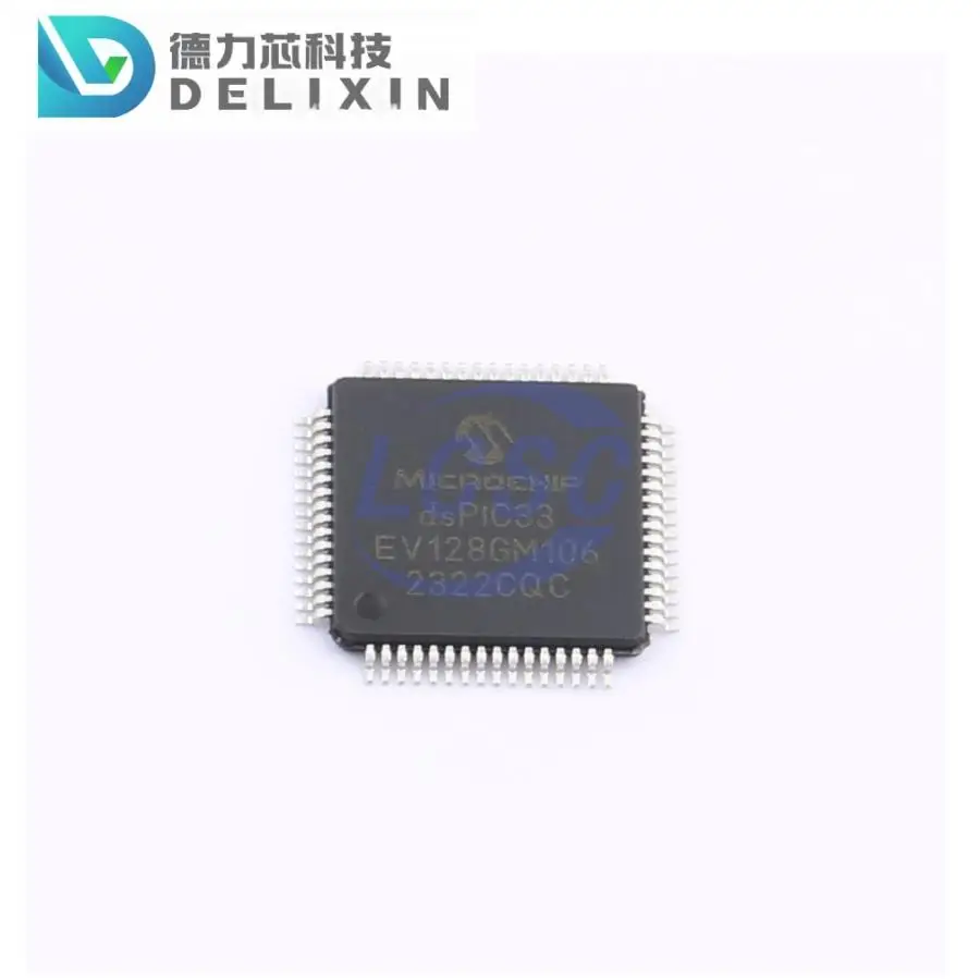 DsPIC33EV128GM106-E/pt 240mhz 128kb 53 TQFP-64(10x10) digitale Signal prozessoren (dsp/dsc) Chips neues Original