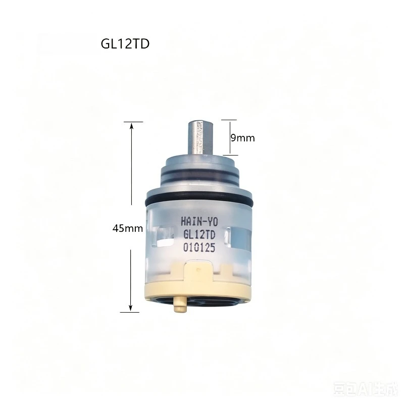 GL12TD faucet hot and cold mixed faucet ceramic spool flat foot, diameter 25MM