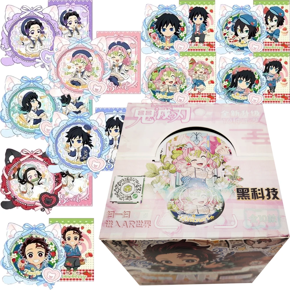 

Demon Slayer Characters Cartoon Cute AR Badges Tomioka Giyuu Tokitou Muichirou Popular Charm Collection Cards Fans Hobbies Gifts