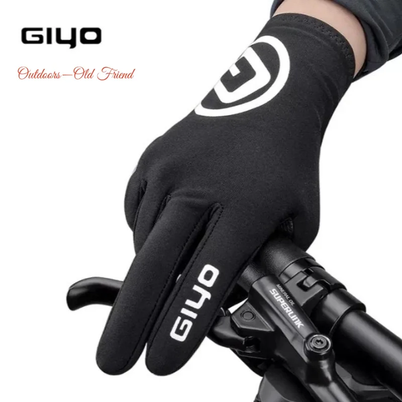 New Winter Gloves Riding Long Finger Autumn For Road MTB Bike Touch Screen Thickened Riding Motorcycle Electric Vehicle Gloves