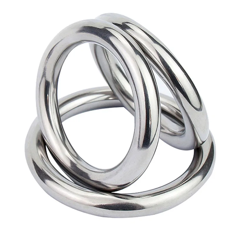 M3 M4 M5~M16 304 Stainless Steel Washer Seamless Circular O Ring Smooth Solid Metal O-Ring For DIY Rigging Marine Boat Hammock