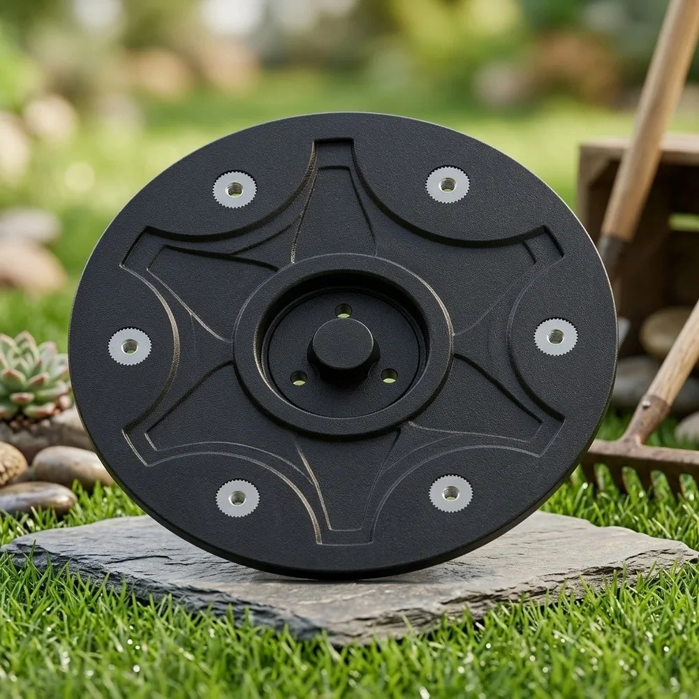 for Lawn Mower Replacement Part 142mm Cutting Disc For Garden Maintenance Six Mounting Holes Balanced Rotation Design