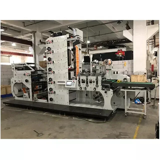 Flexo Printing Machine Full Automatic High Speed 4/6 Color Roll to Roll Printer for Plastic Film Paper Bag Label Printing